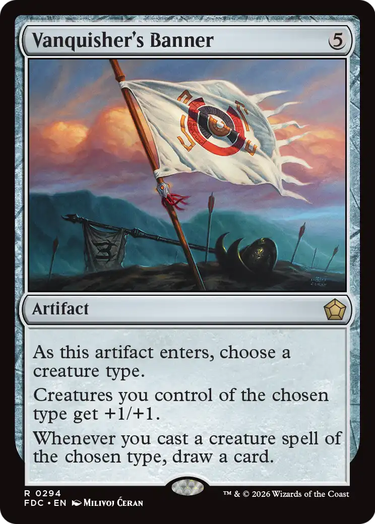 Vanquisher's Banner [Foundations Commander] | Empire Gaming NC