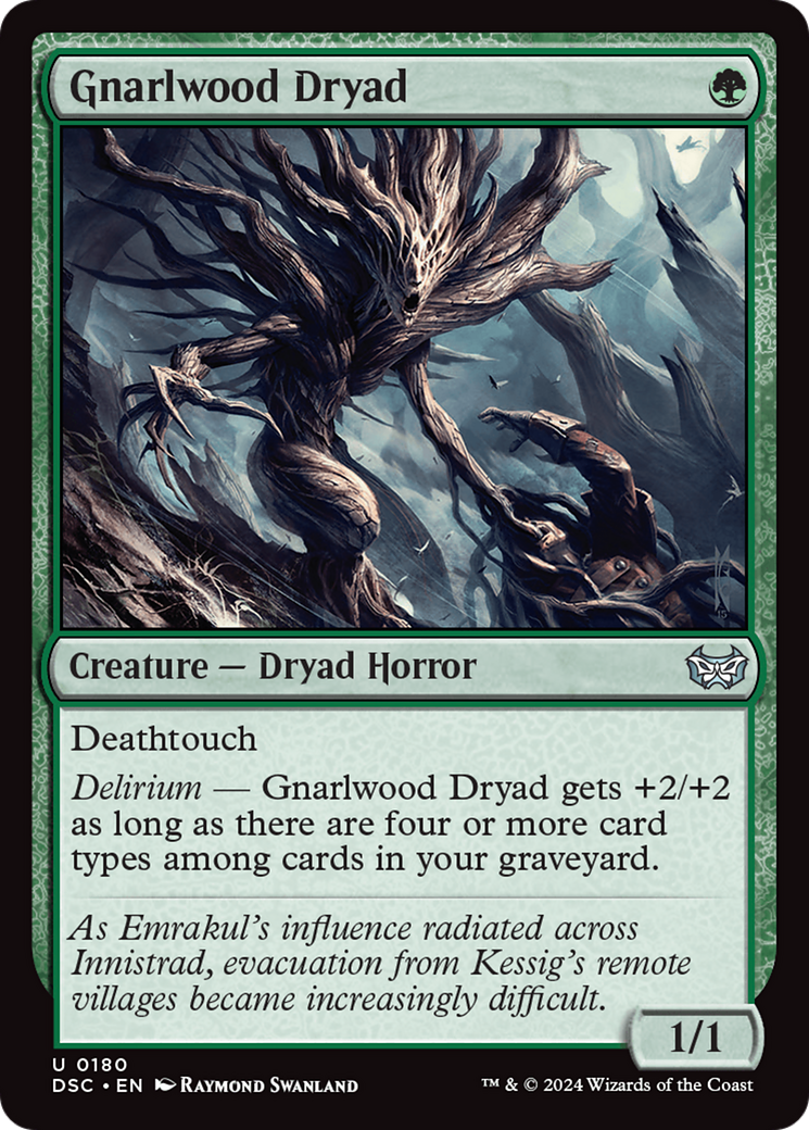 Gnarlwood Dryad [Duskmourn: House of Horror Commander] | Empire Gaming NC