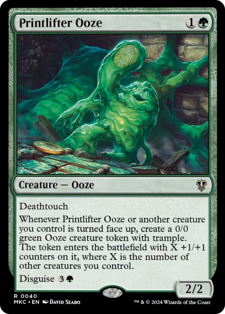 Printlifter Ooze [Murders at Karlov Manor Commander] | Empire Gaming NC