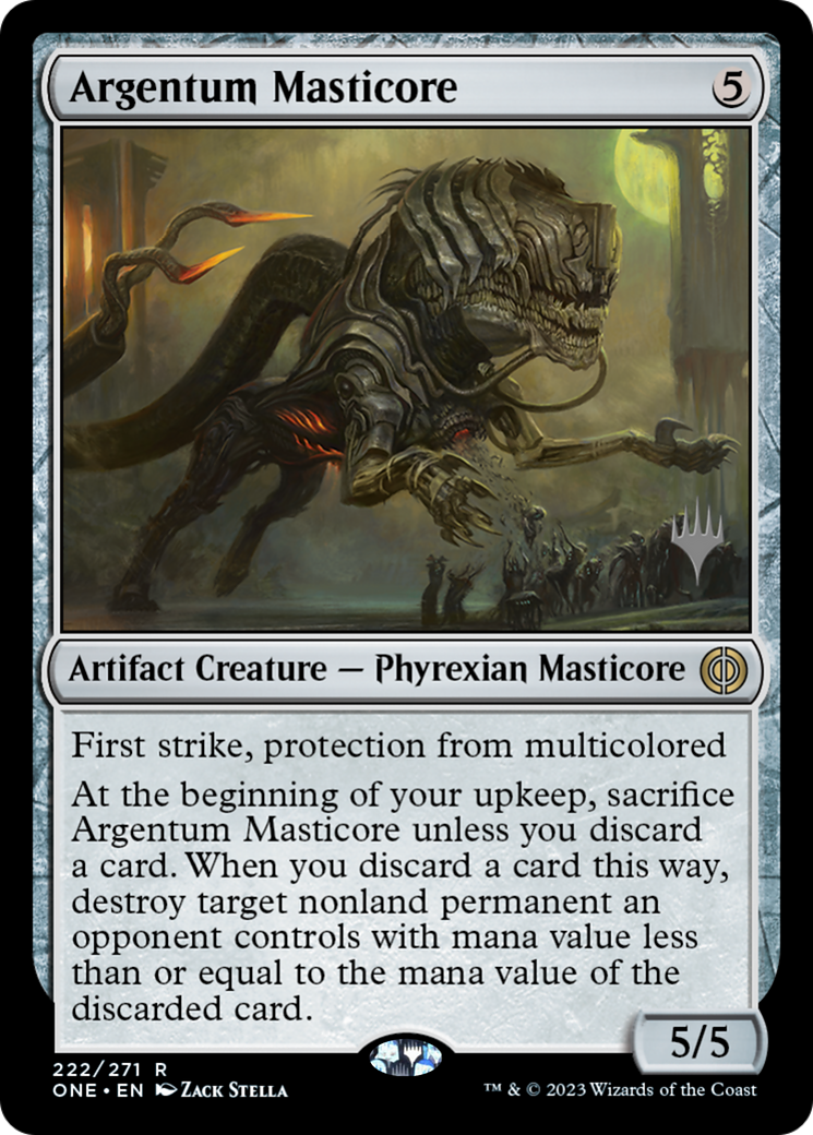 Argentum Masticore (Promo Pack) [Phyrexia: All Will Be One Promos] | Empire Gaming NC