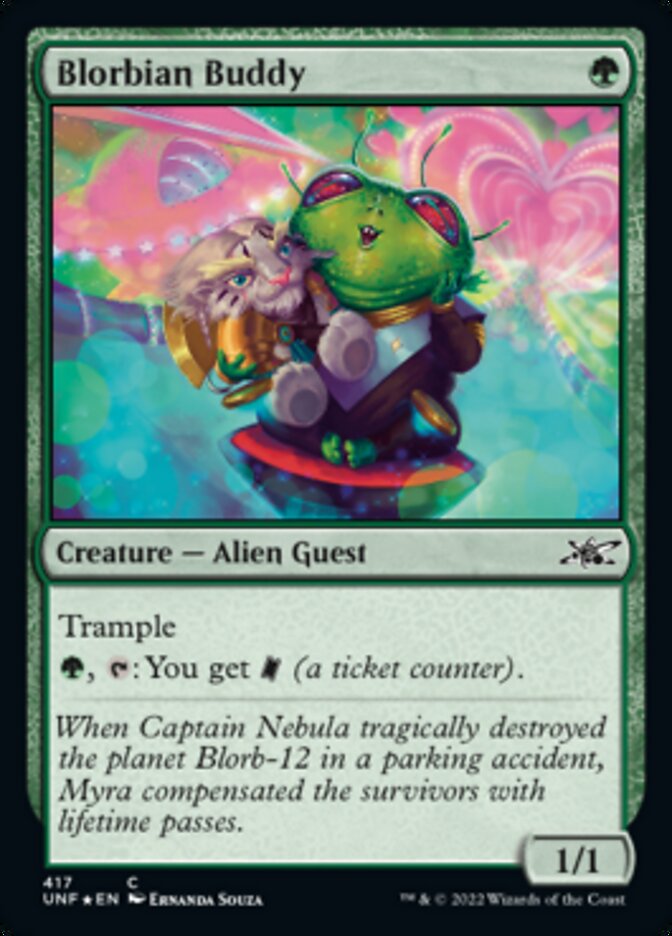 Blorbian Buddy (Galaxy Foil) [Unfinity] | Empire Gaming NC