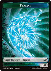 Fractal (0004) // Spirit (0010) Double-Sided Token [Secrets of Strixhaven Tokens] | Empire Gaming NC