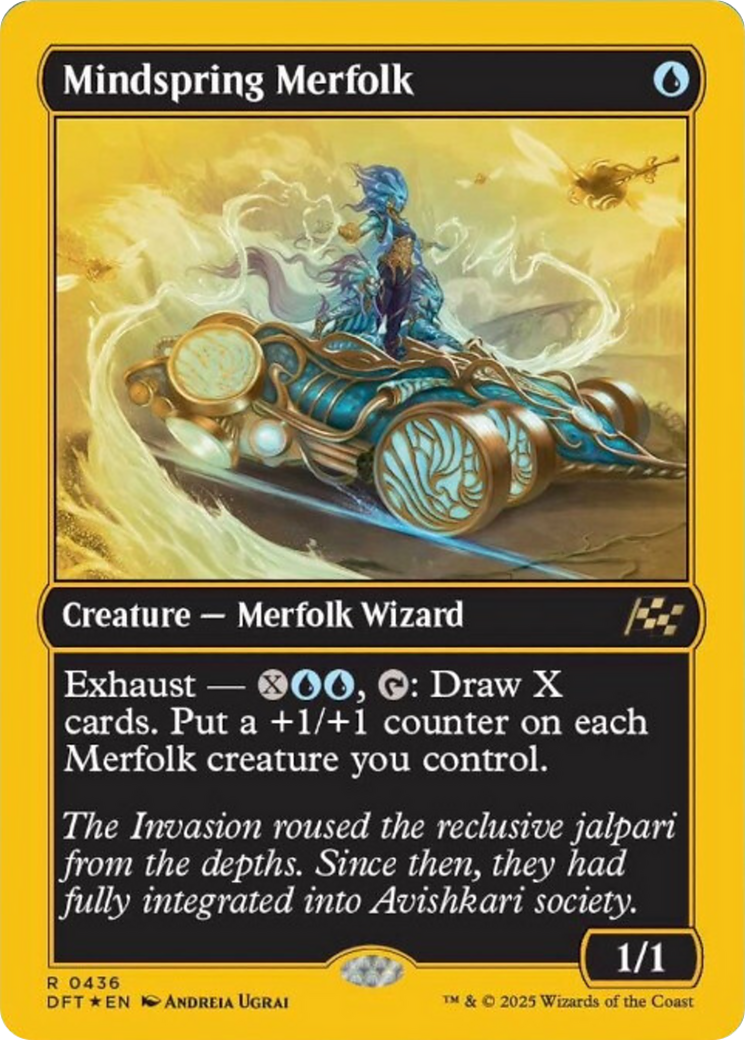 Mindspring Merfolk (First-Place Foil) [Aetherdrift] | Empire Gaming NC