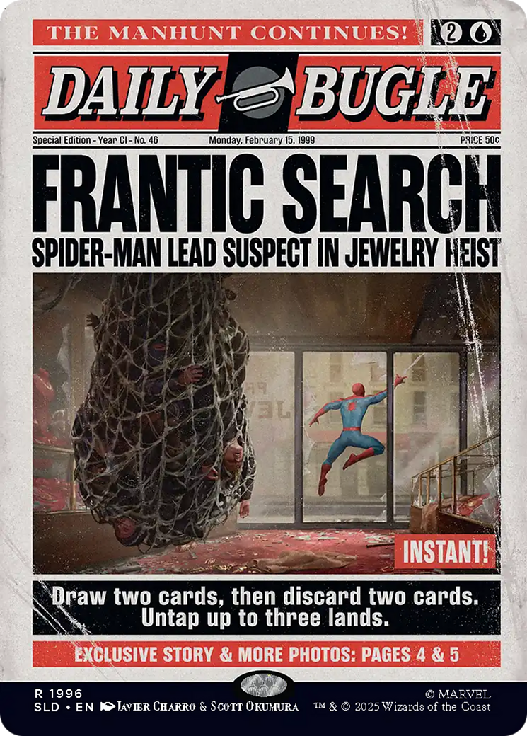 Frantic Search (1996) (Rainbow Foil) [Secret Lair Drop Series] | Empire Gaming NC