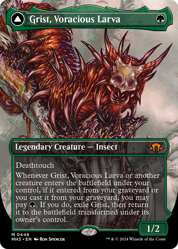 Grist, Voracious Larva // Grist, the Plague Swarm (Borderless) [Modern Horizons 3] | Empire Gaming NC