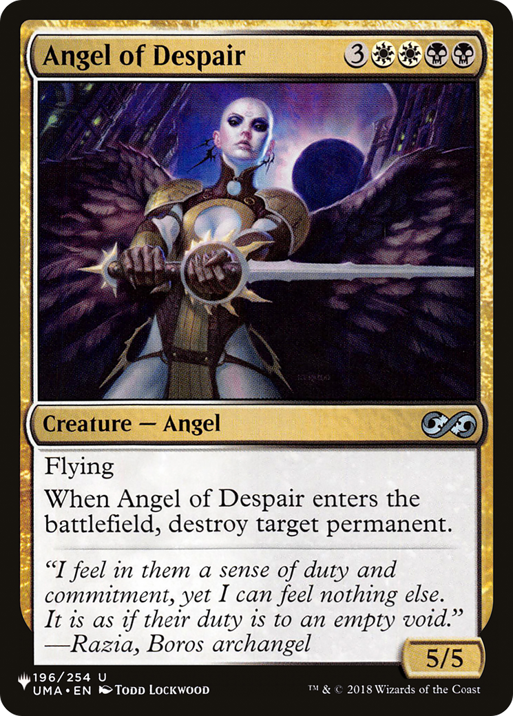 Angel of Despair [The List] | Empire Gaming NC