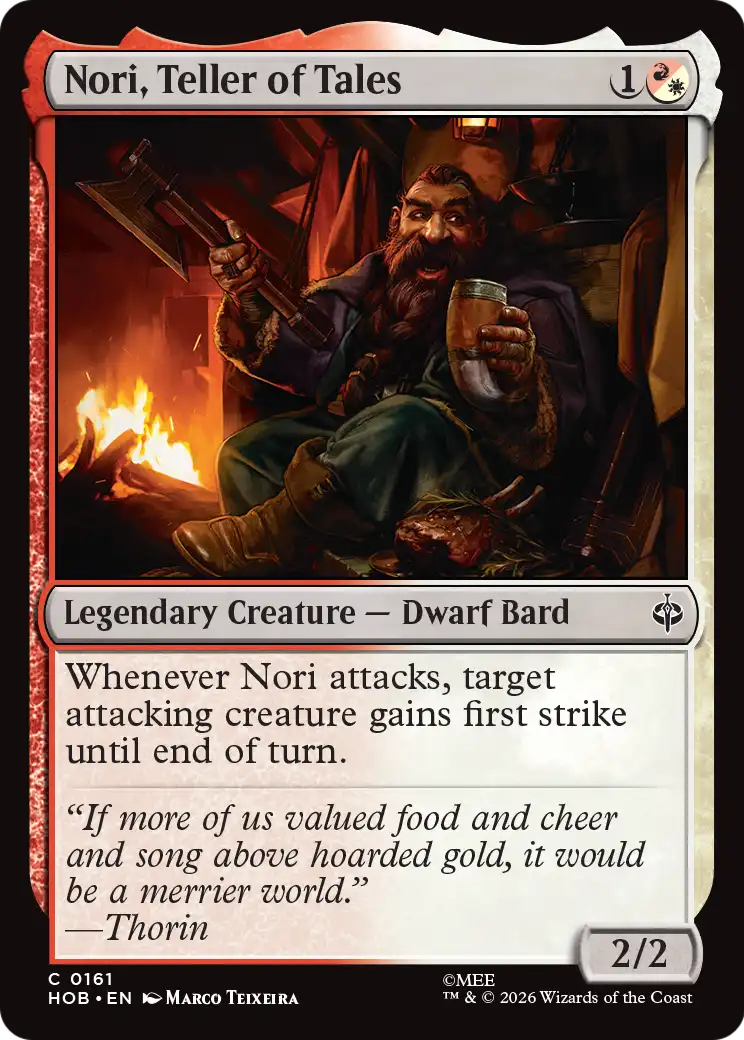 Nori, Teller of Tales [The Hobbit] | Empire Gaming NC
