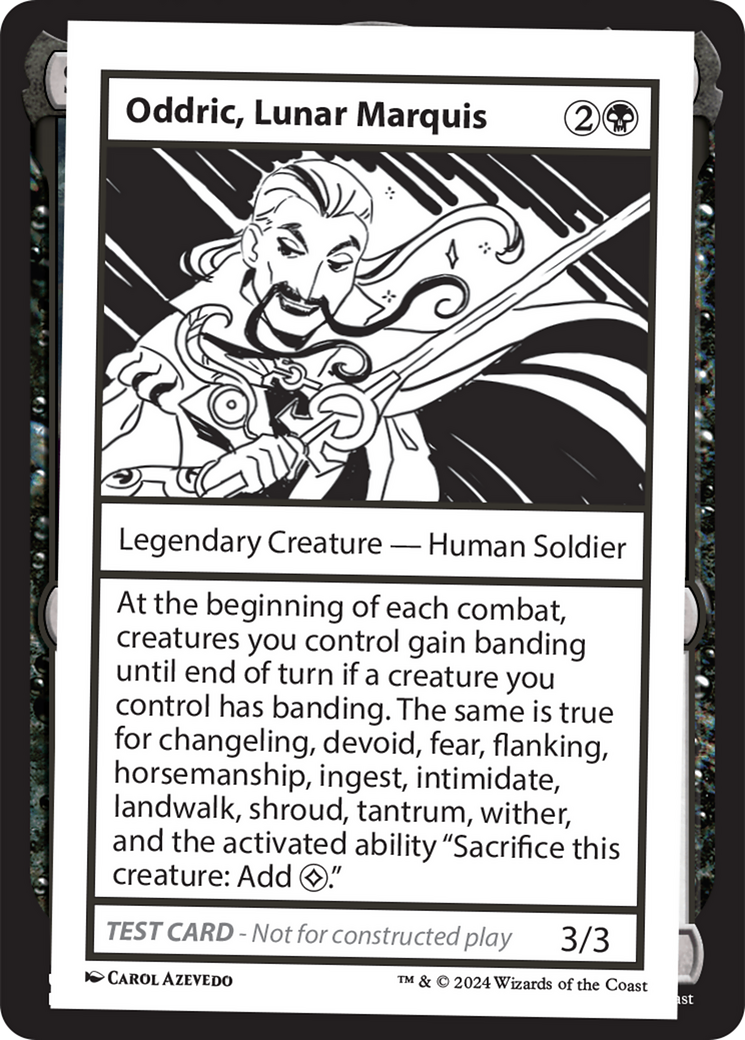 Oddric, Lunar Marquis [Mystery Booster 2 Playtest Cards] | Empire Gaming NC