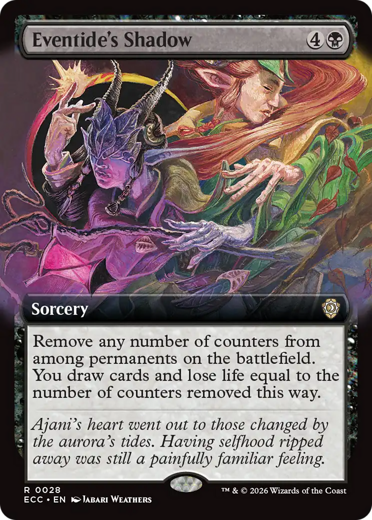 Eventide's Shadow (Extended Art) [Lorwyn Eclipsed Commander] | Empire Gaming NC