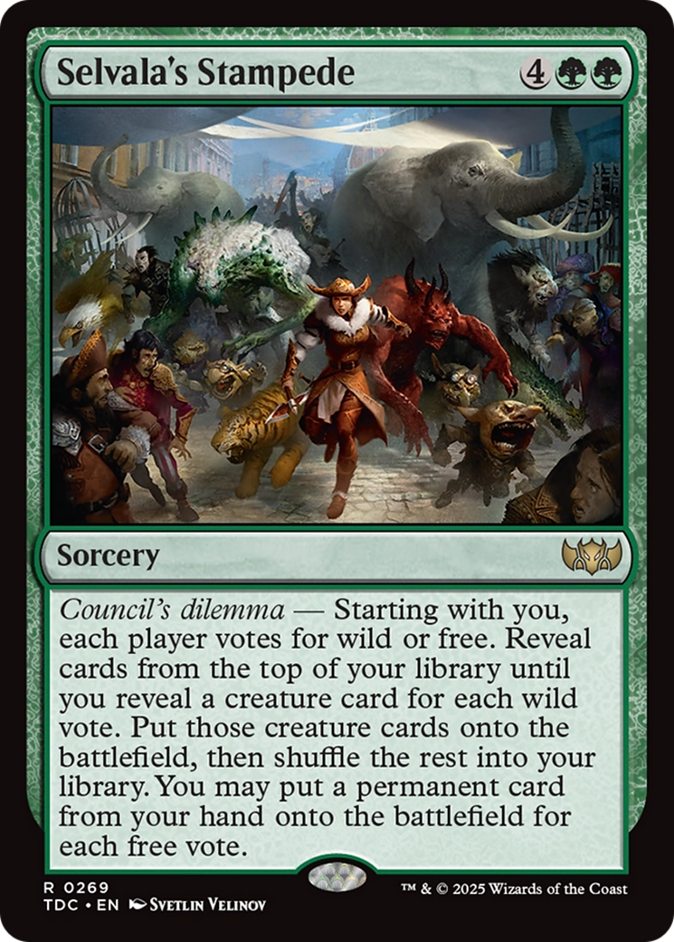 Selvala's Stampede [Tarkir: Dragonstorm Commander] | Empire Gaming NC