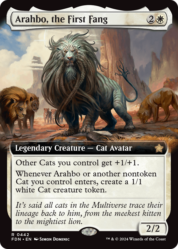 Arahbo, the First Fang (Extended Art) [Foundations] | Empire Gaming NC