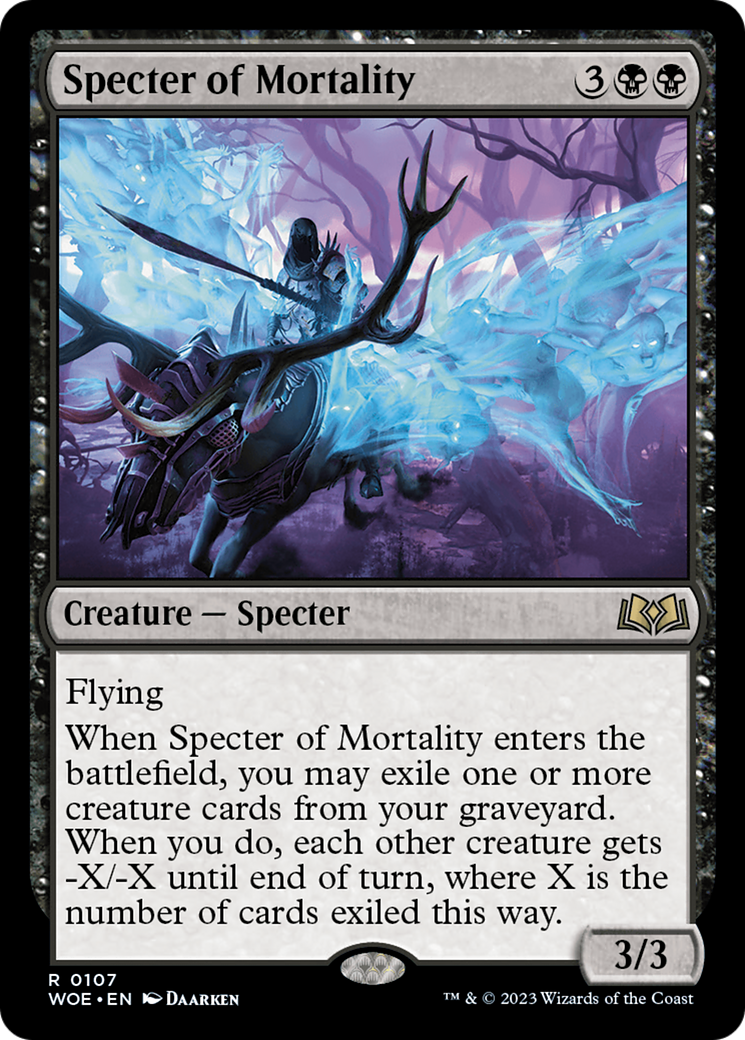 Specter of Mortality [Wilds of Eldraine] | Empire Gaming NC