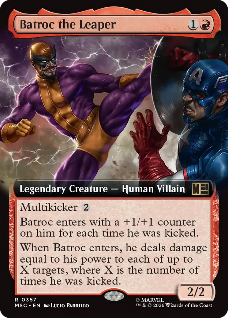 Batroc the Leaper (Extended Art) [Marvel Super Heroes Commander] | Empire Gaming NC