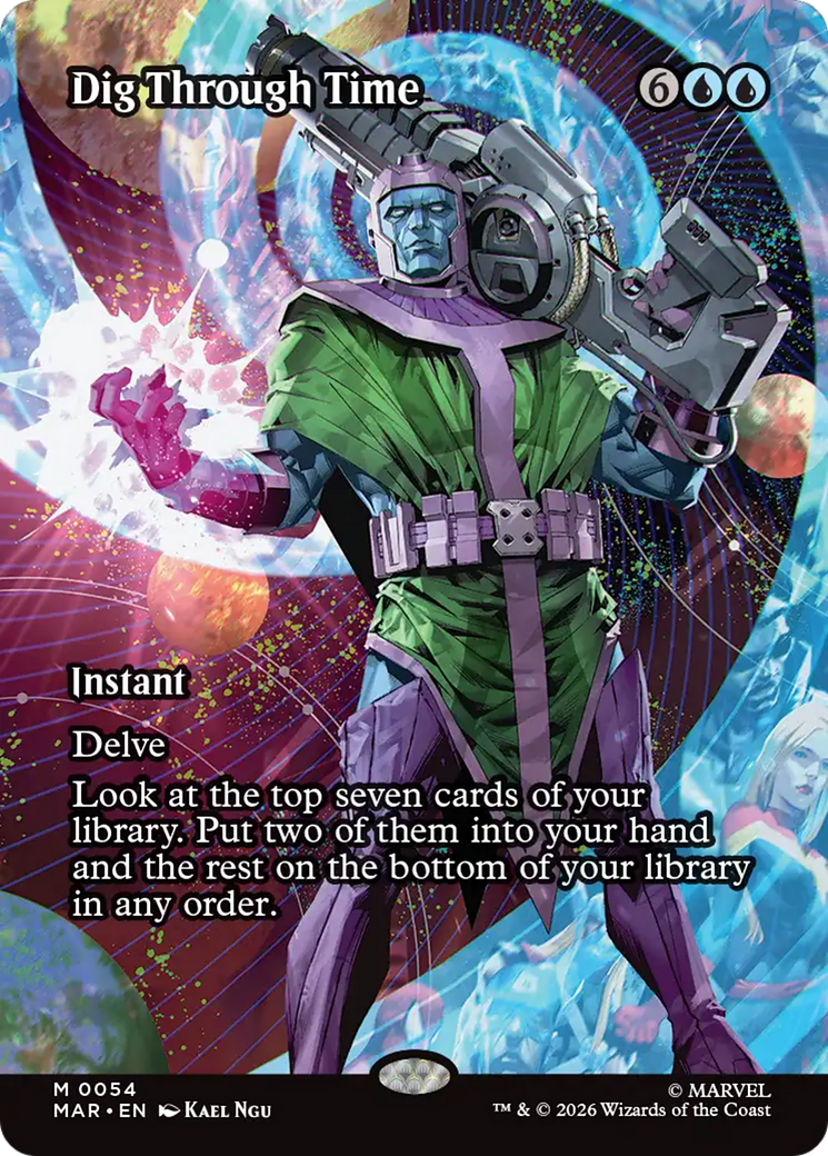 Dig Through Time (Borderless) [Marvel Universe: Eternal-Legal] | Empire Gaming NC