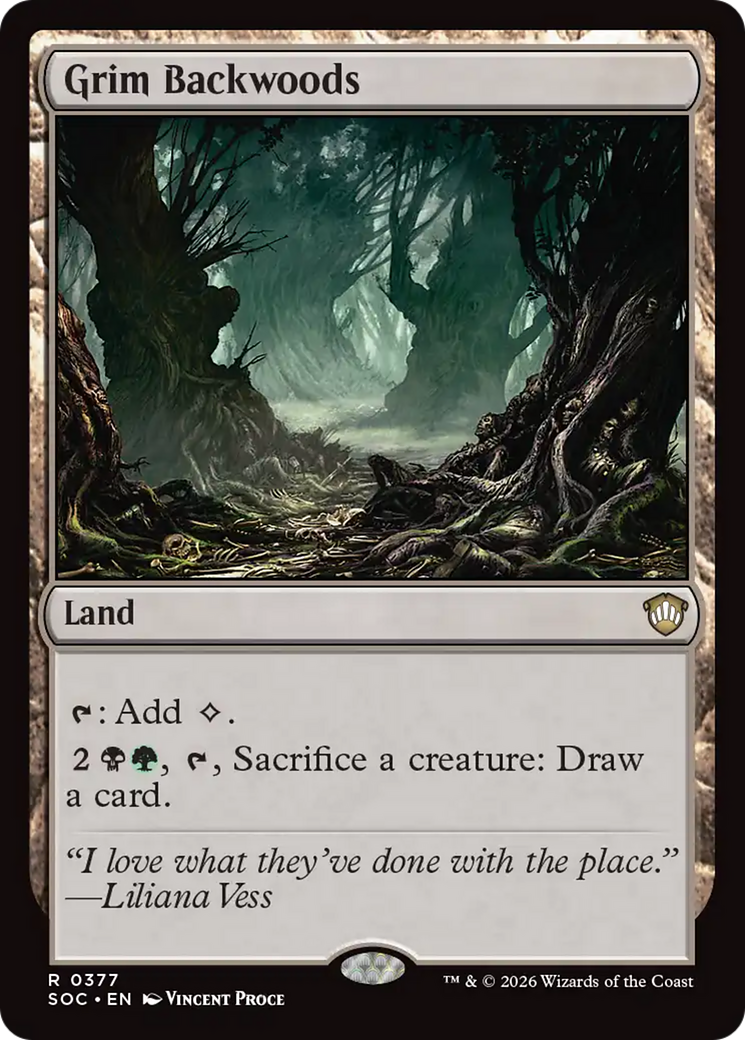 Grim Backwoods [Secrets of Strixhaven Commander] | Empire Gaming NC