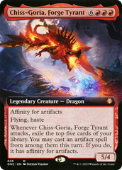 Chiss-Goria, Forge Tyrant (Extended Art) [Phyrexia: All Will Be One Commander] | Empire Gaming NC