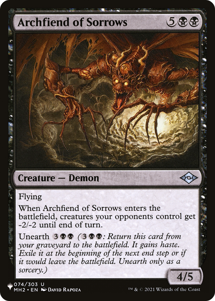 Archfiend of Sorrows [The List] | Empire Gaming NC