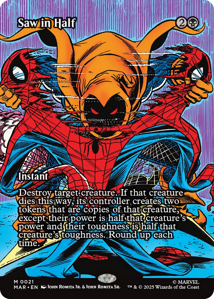 Saw in Half (Borderless) [Marvel's Spider-Man: Eternal-Legal] | Empire Gaming NC