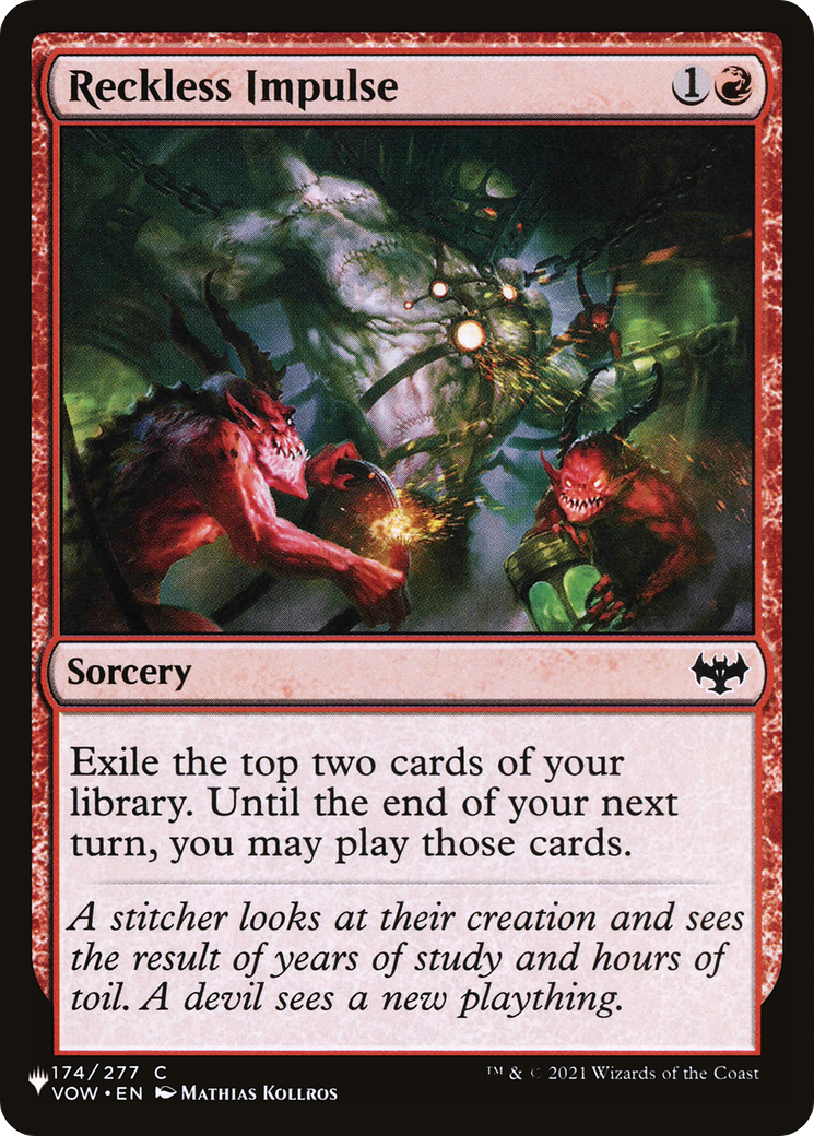 Reckless Impulse [The List] | Empire Gaming NC