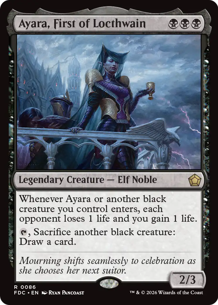 Ayara, First of Locthwain [Foundations Commander] | Empire Gaming NC