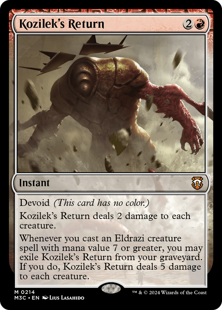 Kozilek's Return (Ripple Foil) [Modern Horizons 3 Commander] | Empire Gaming NC