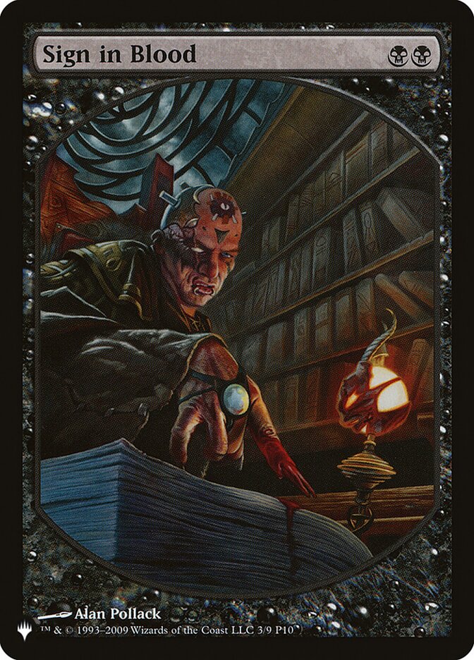 Sign in Blood [The List] | Empire Gaming NC