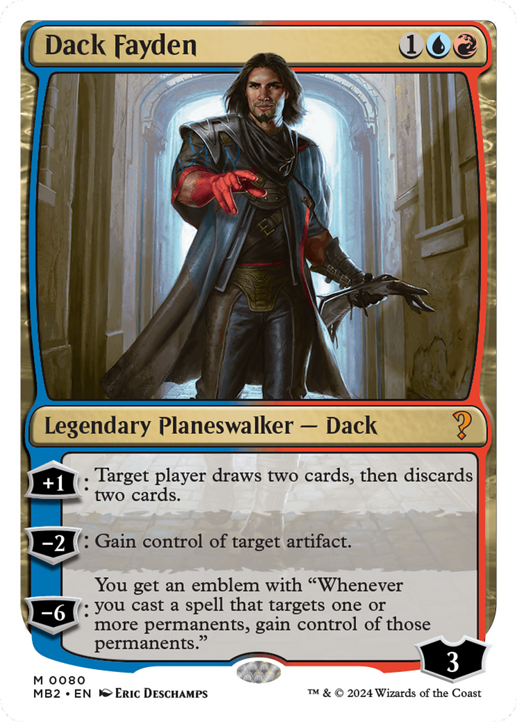 Dack Fayden (White Border) [Mystery Booster 2] | Empire Gaming NC