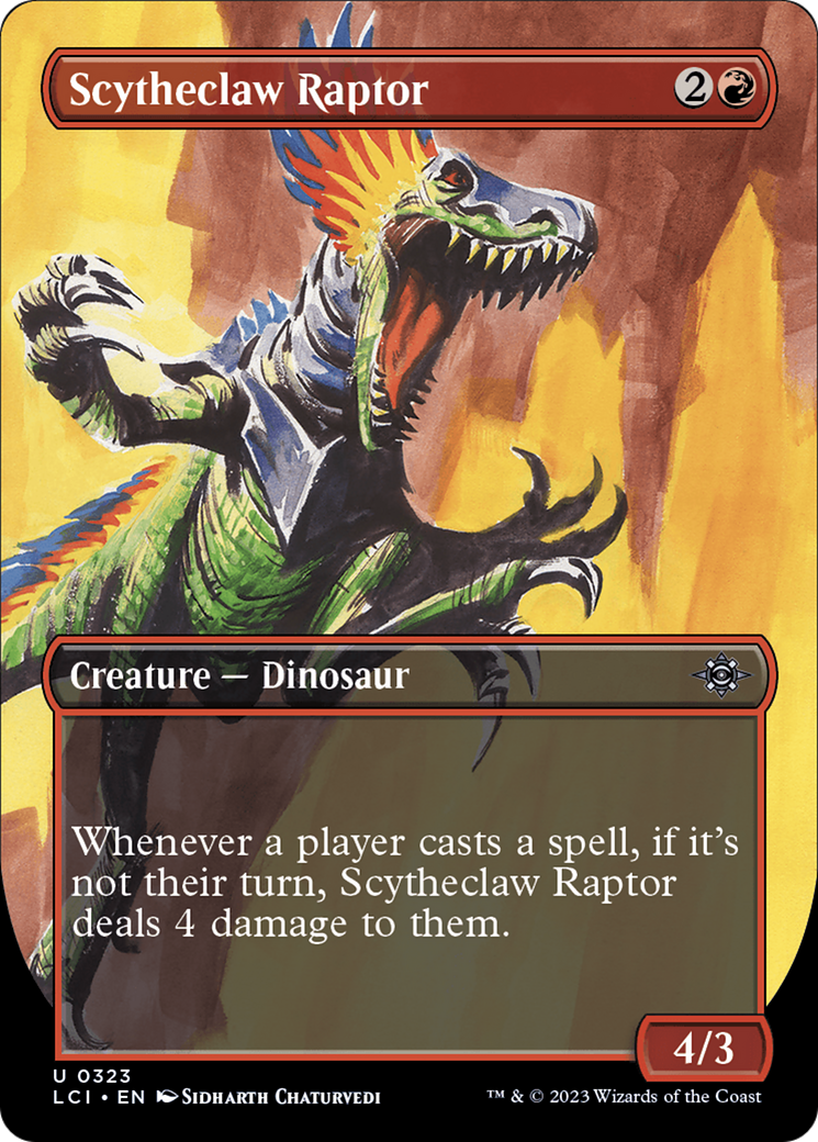 Scytheclaw Raptor (Borderless) [The Lost Caverns of Ixalan] | Empire Gaming NC