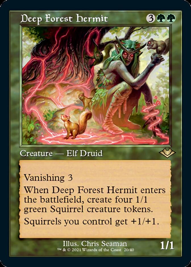 Deep Forest Hermit (Retro Foil Etched) [Modern Horizons] | Empire Gaming NC