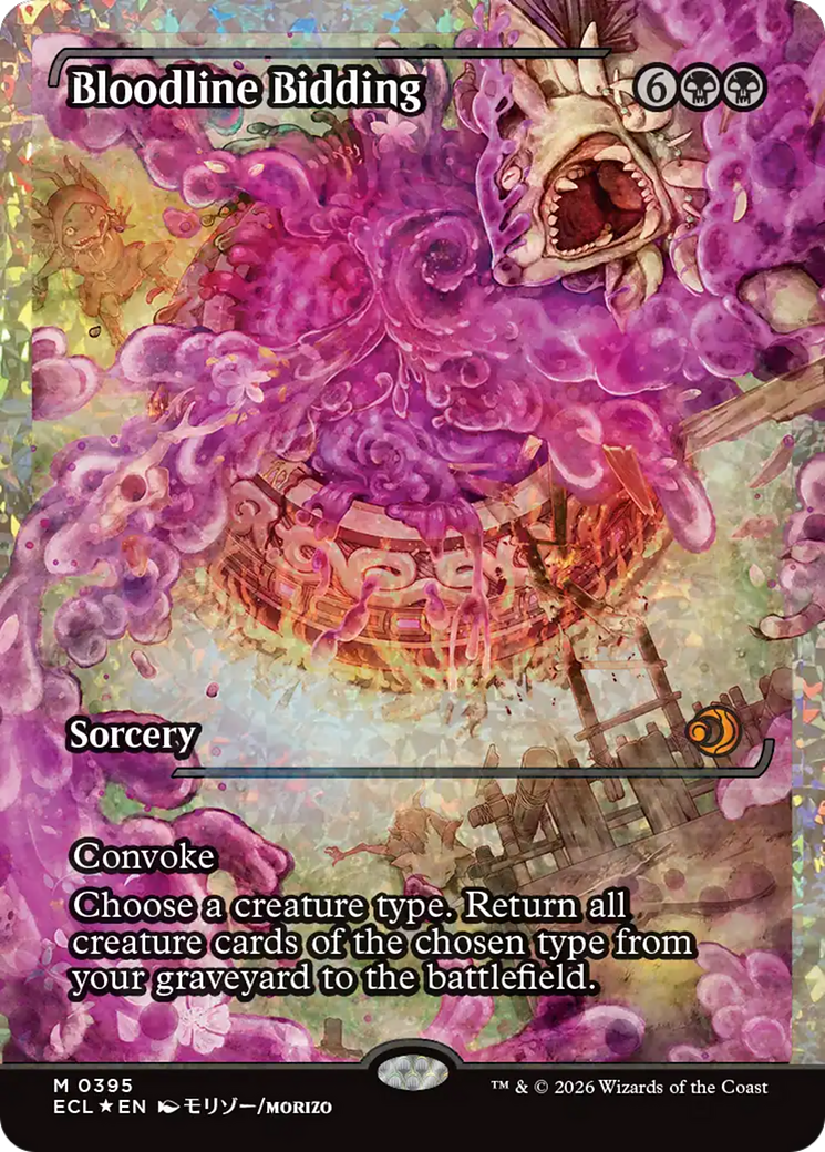 Bloodline Bidding (Showcase) (Fracture Foil) [Lorwyn Eclipsed] | Empire Gaming NC