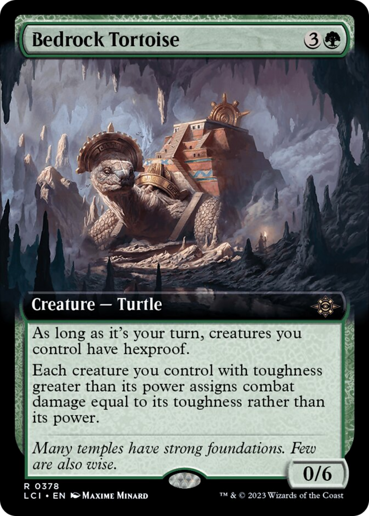 Bedrock Tortoise (Extended Art) [The Lost Caverns of Ixalan] | Empire Gaming NC