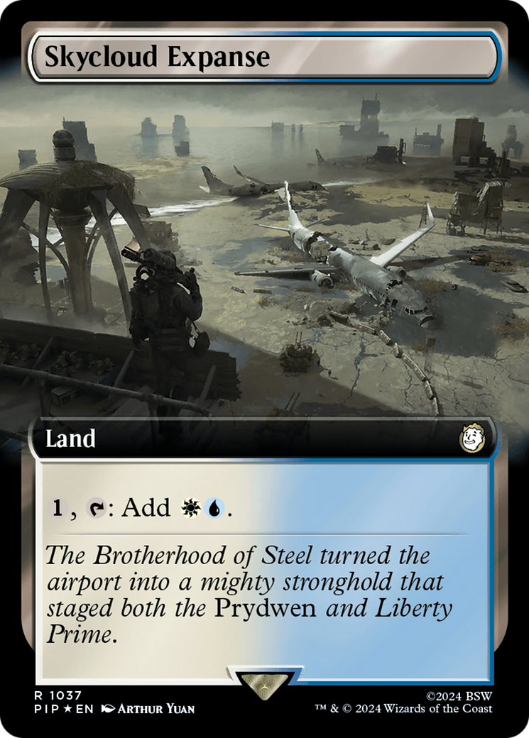 Skycloud Expanse (Extended Art) (Surge Foil) [Fallout] | Empire Gaming NC