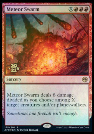 Meteor Swarm [Dungeons & Dragons: Adventures in the Forgotten Realms Prerelease Promos] | Empire Gaming NC