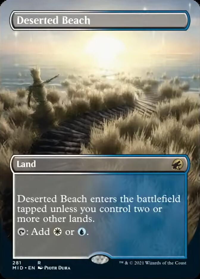 Deserted Beach (Borderless Alternate Art) [Innistrad: Midnight Hunt] | Empire Gaming NC