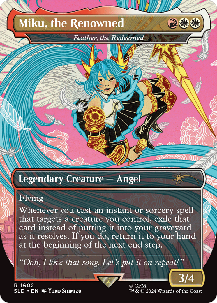 Miku, the Renowned - Feather, the Redeemed [Secret Lair Drop Series] | Empire Gaming NC