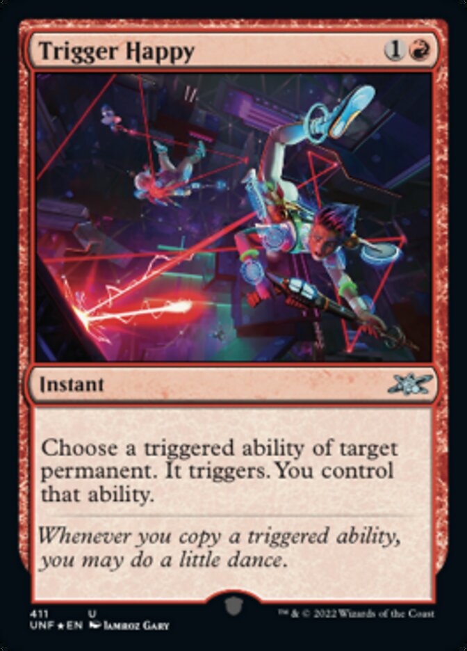 Trigger Happy (Galaxy Foil) [Unfinity] | Empire Gaming NC