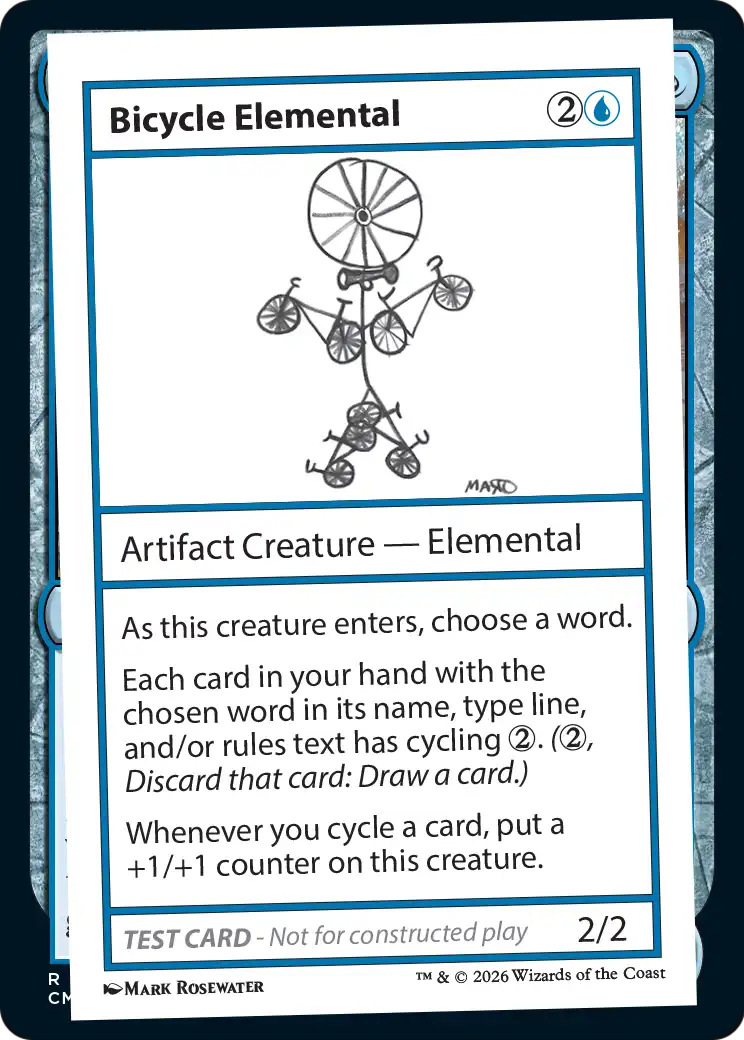 Bicycle Elemental [Mystery Booster Playtest Cards] | Empire Gaming NC