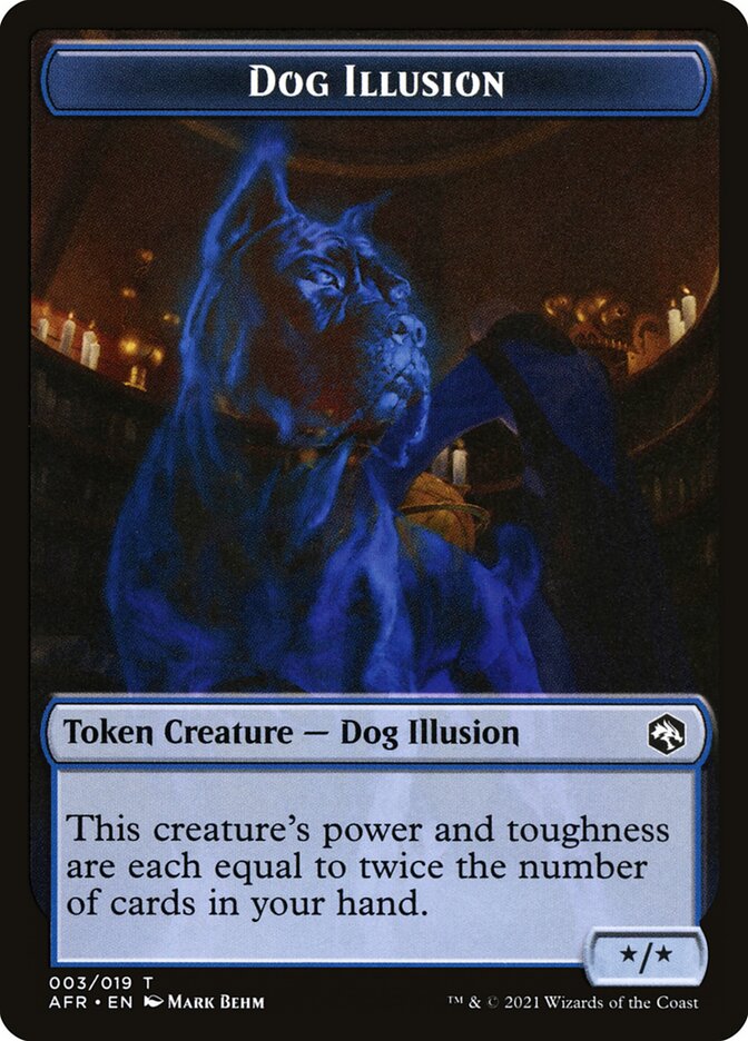 Angel // Dog Illusion Double-Sided Token [Dungeons & Dragons: Adventures in the Forgotten Realms Tokens] | Empire Gaming NC