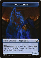 Zombie // Dog Illusion Double-Sided Token [Dungeons & Dragons: Adventures in the Forgotten Realms Tokens] | Empire Gaming NC