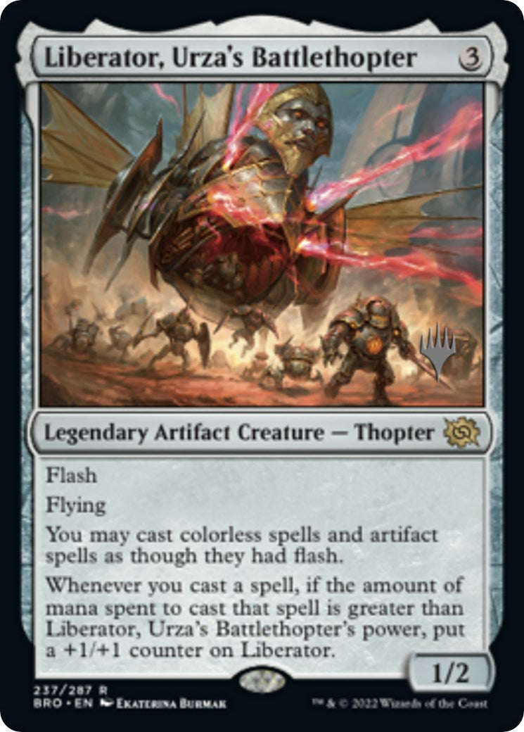 Liberator, Urza's Battlethopter (Promo Pack) [The Brothers' War Promos] | Empire Gaming NC