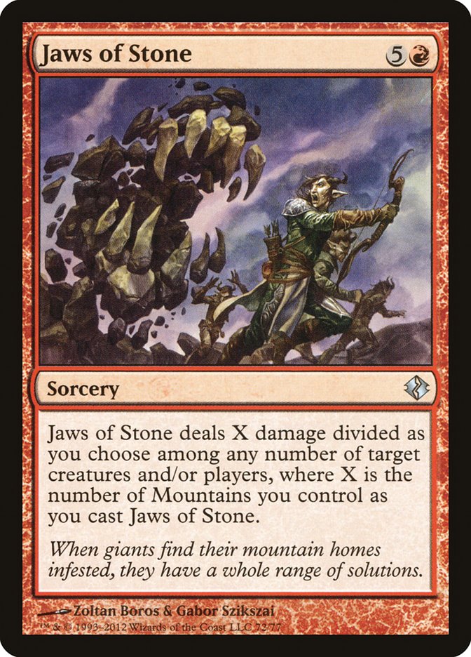 Jaws of Stone [Duel Decks: Venser vs. Koth] | Empire Gaming NC