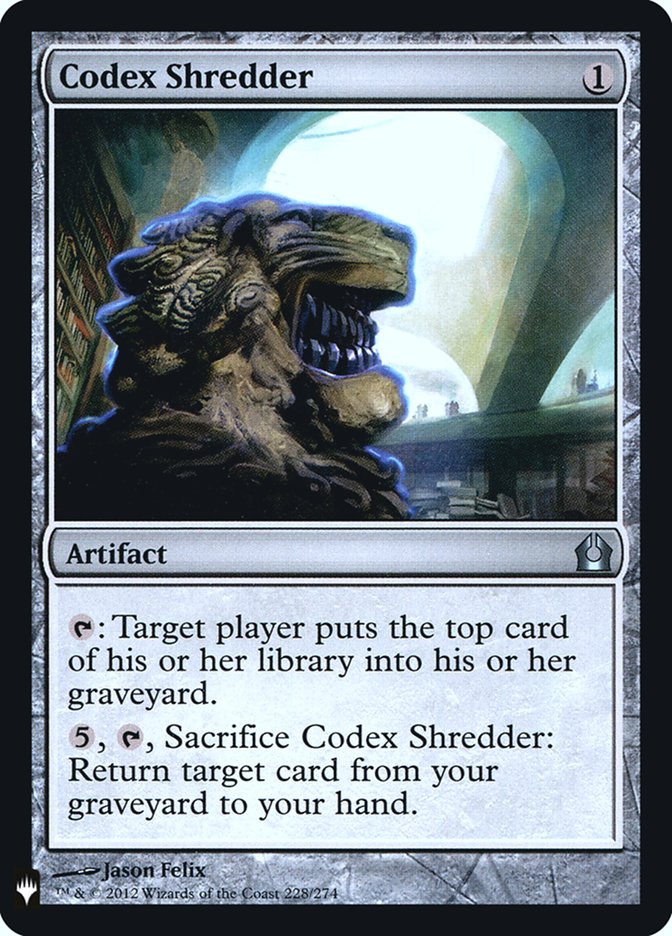 Codex Shredder [Mystery Booster] | Empire Gaming NC
