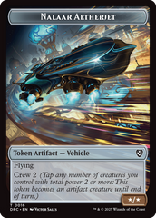 Construct // Nalaar Aetherjet Double-Sided Token [Aetherdrift Tokens] | Empire Gaming NC