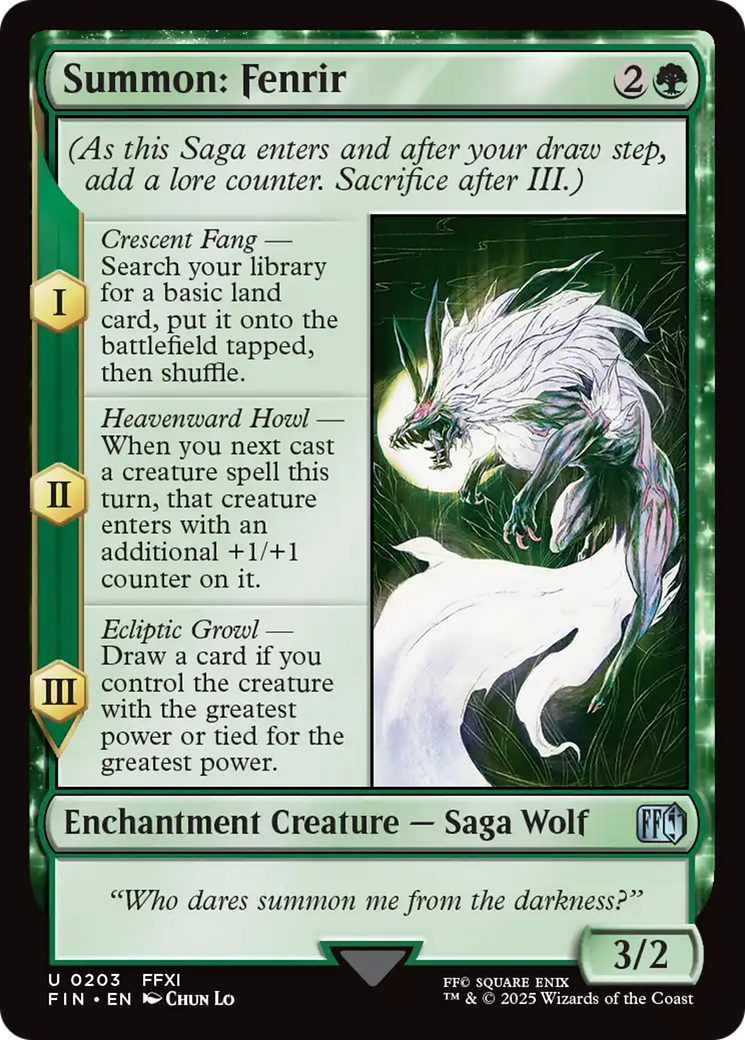 Summon: Fenrir [FINAL FANTASY] | Empire Gaming NC