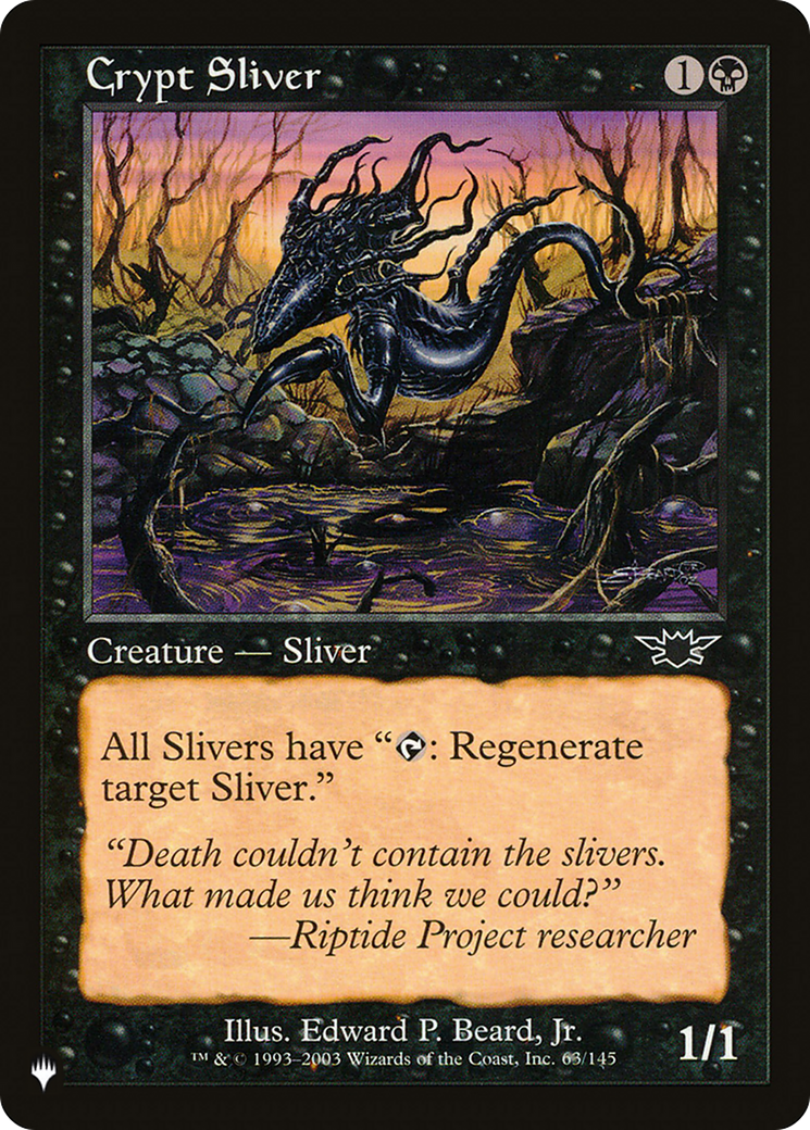 Crypt Sliver [The List] | Empire Gaming NC