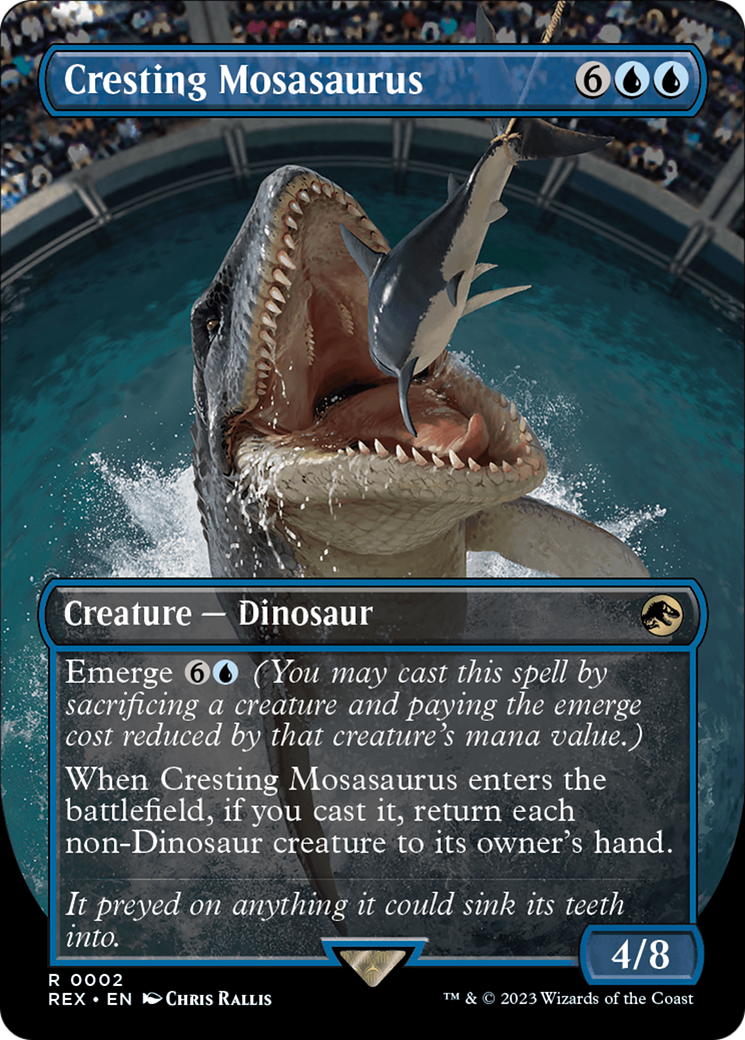 Cresting Mosasaurus (Borderless) [Jurassic World Collection] | Empire Gaming NC