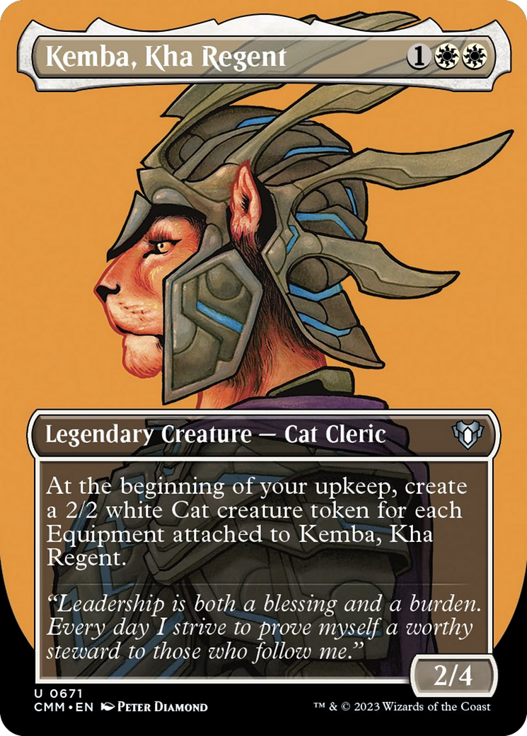 Kemba, Kha Regent (Borderless Profile) [Commander Masters] | Empire Gaming NC