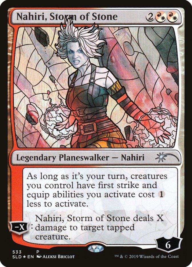 Nahiri, Storm of Stone (Stained Glass) [Secret Lair Drop Promos] | Empire Gaming NC