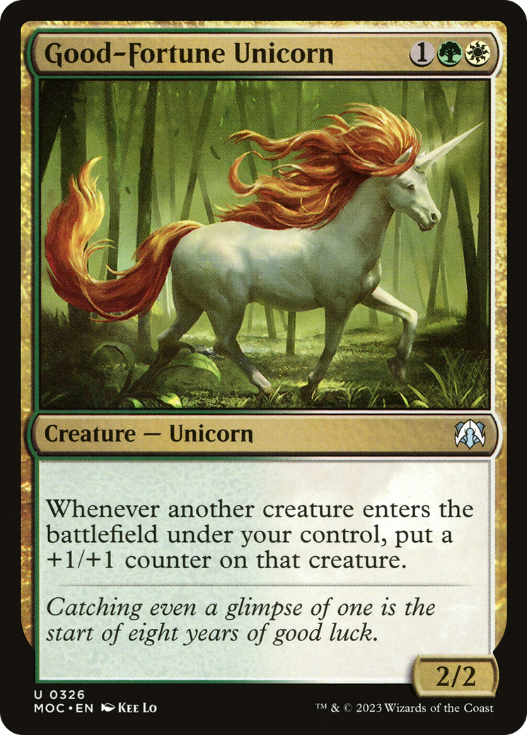 Good-Fortune Unicorn [March of the Machine Commander] | Empire Gaming NC