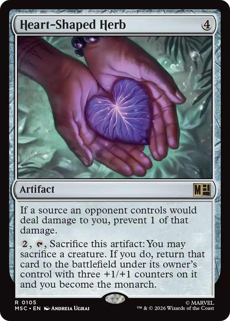 Heart-Shaped Herb (Surge Foil) [Marvel Super Heroes Commander] | Empire Gaming NC